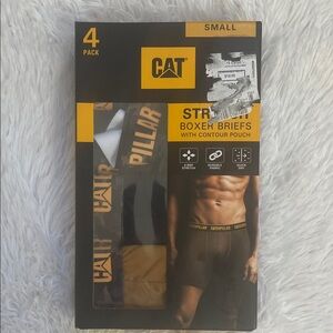 Men's Cat Multiple Colors Boxer Briefs small - 4 Pack